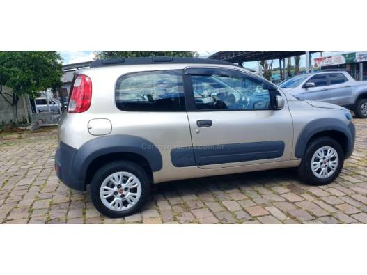 FIAT - UNO - 2012/2012 - Bege - R$ 24.900,00